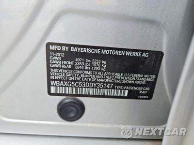 Zdjęcie 12 z 12 samochodu: 2013 BMW 528 I VIN:WBAXG5C53DDY35147 - miniatura