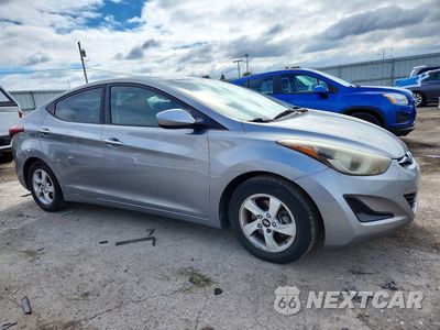 Czwarte zdjęcie samochodu z boku: 2014 HYUNDAI ELANTRA SE VIN:KMHDH4AE1EU096146 - miniatura