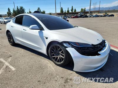 Czwarte zdjęcie samochodu z boku: 2024 TESLA MODEL 3 VIN:5YJ3E1EB6RF814201 - miniatura