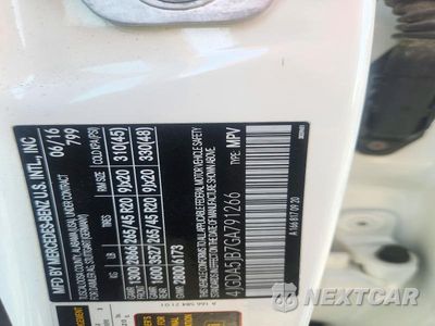 Zdjęcie 13 z 13 samochodu: 2016 MERCEDES-BENZ GLE 350 VIN:4JGDA5JB7GA791266 - miniatura