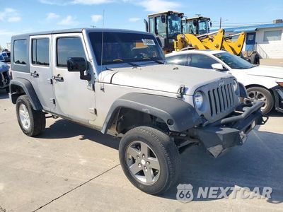Czwarte zdjęcie samochodu z boku: 2017 JEEP WRANGLER UNLIMITED SPORT VIN:1C4BJWDG2HL589384 - miniatura