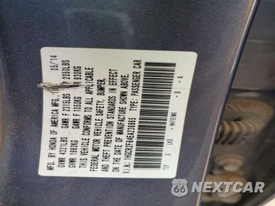 Zdjęcie 12 z 12 samochodu: 2014 HONDA ACCORD EXL VIN:1HGCR2F84EA236665 - miniatura