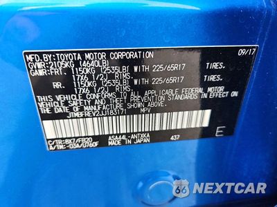 Zdjęcie 14 z 14 samochodu: 2018 TOYOTA RAV4 LE VIN:JTMBFREV2JJ183171 - miniatura