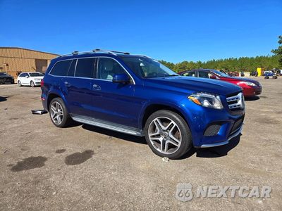 Czwarte zdjęcie samochodu z boku: 2018 MERCEDES-BENZ GLS 550 4MATIC VIN:4JGDF7DE3JB161491 - miniatura