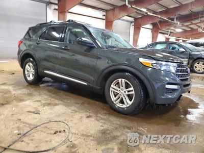 Czwarte zdjęcie samochodu z boku: 2022 FORD EXPLORER XLT VIN:1FMSK8DH8NGB55567 - miniatura