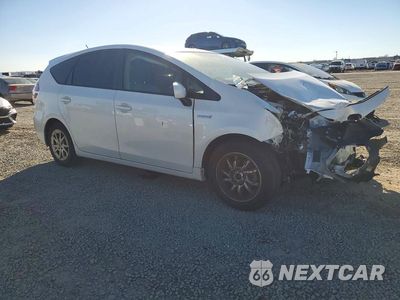 Czwarte zdjęcie samochodu z boku: 2017 TOYOTA PRIUS V TWO VIN:JTDZN3EU0HJ060100 - miniatura