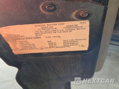 Zdjęcie 12 z 12 samochodu: 2003 CHEVROLET SILVERADO K2500 HEAVY DUTY VIN:1GCHK29103E210464 - miniatura