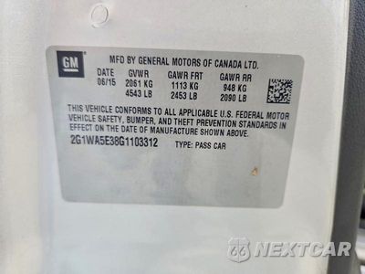 Zdjęcie 12 z 12 samochodu: 2016 CHEVROLET IMPALA LIMITED LS VIN:2G1WA5E38G1103312 - miniatura