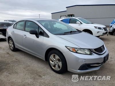 Czwarte zdjęcie samochodu z boku: 2013 HONDA CIVIC LX VIN:2HGFB2F53DH551223 - miniatura