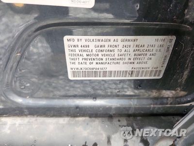 Zdjęcie 12 z 12 samochodu: 2009 VOLKSWAGEN PASSAT TURBO VIN:WVWJK73C59P041077 - miniatura