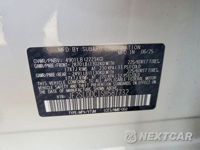 Zdjęcie 12 z 12 samochodu: 2025 SUBARU FORESTER PREMIUM VIN:JF2SLDDC1SH587732 - miniatura