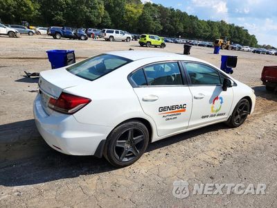 Trzecie zdjęcie samochodu z tyłu: 2015 HONDA CIVIC LX VIN:19XFB2F53FE111015 - miniatura