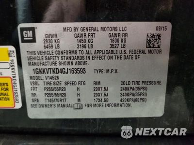 Zdjęcie 13 z 13 samochodu: 2016 GMC ACADIA DENALI VIN:1GKKVTKD4GJ163593 - miniatura