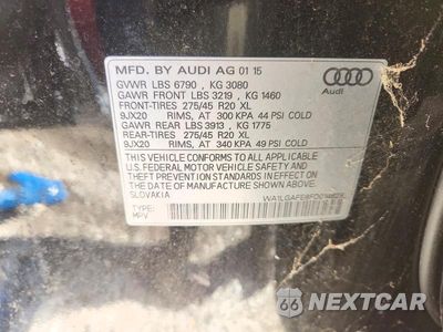 Zdjęcie 13 z 13 samochodu: 2015 AUDI Q7 PREMIUM PLUS VIN:WA1LGAFE8FD014628 - miniatura