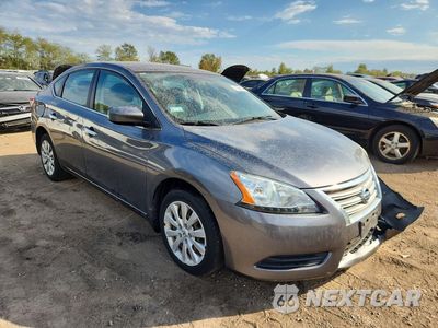 Czwarte zdjęcie samochodu z boku: 2015 NISSAN SENTRA S VIN:3N1AB7AP5FY334853 - miniatura