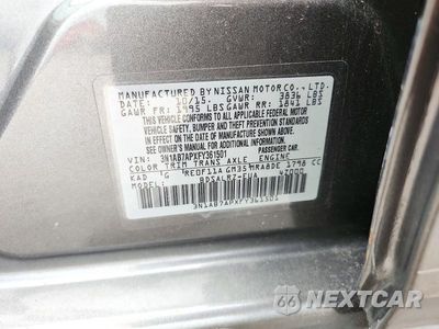 Zdjęcie 13 z 13 samochodu: 2015 NISSAN SENTRA SR VIN:3N1AB7APXFY361501 - miniatura