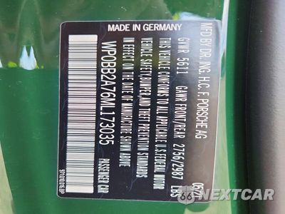 Zdjęcie 13 z 13 samochodu: 2021 PORSCHE PANAMERA 4S EXECUTIVE VIN:WP0BB2A76ML173035 - miniatura