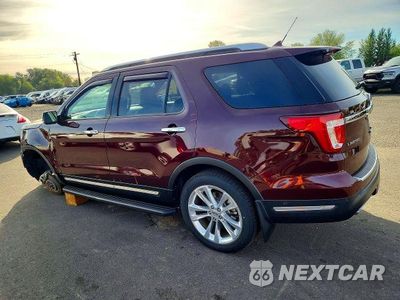 Drugie zdjęcie samochodu z przodu: 2018 FORD EXPLORER LIMITED VIN:1FM5K8FH0JGB66177 - miniatura