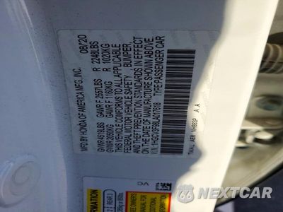 Zdjęcie 12 z 12 samochodu: 2020 HONDA ACCORD TOURING HYBRID VIN:1HGCV3F98LA017618 - miniatura