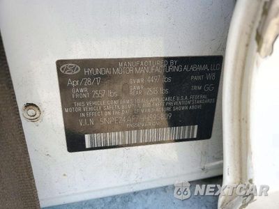 Zdjęcie 12 z 12 samochodu: 2017 HYUNDAI SONATA SE VIN:5NPE24AF7HH595809 - miniatura