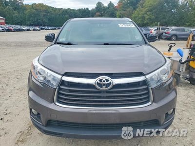 Piąte zdjęcie samochodu w środku: 2016 TOYOTA HIGHLANDER XLE VIN:5TDJKRFH7GS291572 - miniatura