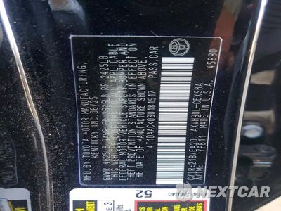 Zdjęcie 12 z 12 samochodu: 2025 TOYOTA CAMRY SE VIN:4T1DAACK0SU181917 - miniatura