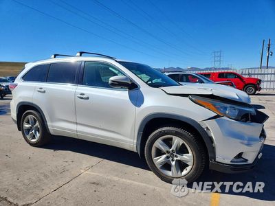 Czwarte zdjęcie samochodu z boku: 2016 TOYOTA HIGHLANDER LIMITED VIN:5TDDKRFH0GS330094 - miniatura