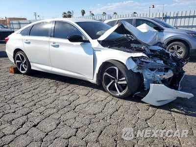 Czwarte zdjęcie samochodu z boku: 2022 HONDA ACCORD HYBRID SPORT VIN:1HGCV3F29NA043151 - miniatura