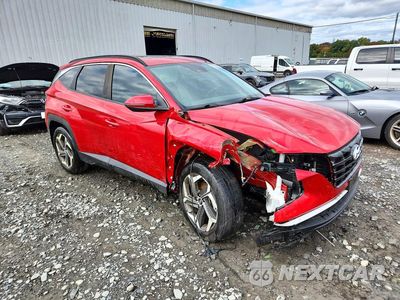 Czwarte zdjęcie samochodu z boku: 2023 HYUNDAI TUCSON SEL VIN:5NMJF3AE1PH179559 - miniatura