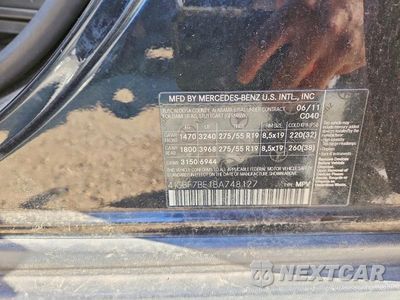 Zdjęcie 12 z 12 samochodu: 2011 MERCEDES-BENZ GL 450 4MATIC VIN:4JGBF7BE1BA748127 - miniatura