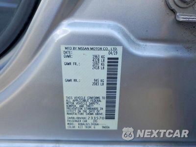 Zdjęcie 13 z 13 samochodu: 2019 NISSAN ALTIMA S VIN:1N4BL4BVXKC233570 - miniatura