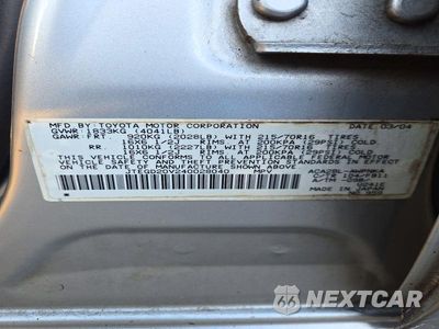 Zdjęcie 13 z 13 samochodu: 2004 TOYOTA RAV4 VIN:JTEGD20V240028040 - miniatura