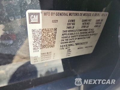 Zdjęcie 13 z 13 samochodu: 2021 CADILLAC ESCALADE PREMIUM LUXURY VIN:1GYS3BKL7MR362275 - miniatura