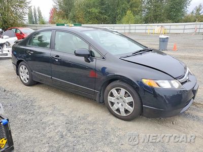 Czwarte zdjęcie samochodu z boku: 2008 HONDA CIVIC LX VIN:1HGFA16568L011404 - miniatura