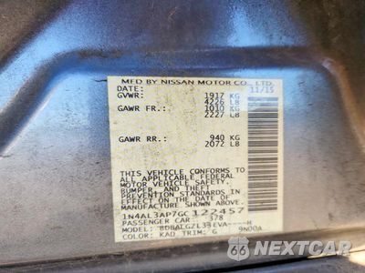 Zdjęcie 12 z 12 samochodu: 2016 NISSAN ALTIMA 2.5 S VIN:1N4AL3AP7GC122457 - miniatura