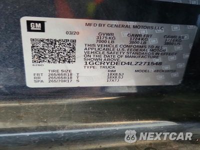 Zdjęcie 13 z 13 samochodu: 2020 CHEVROLET SILVERADO K1500 LT VIN:1GCRYDED4LZ271548 - miniatura