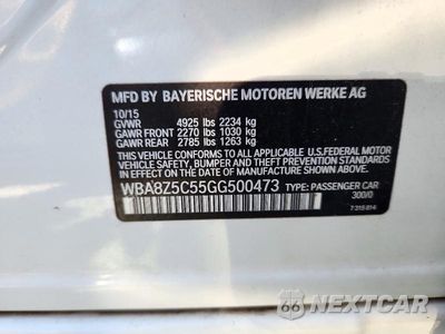 Zdjęcie 12 z 12 samochodu: 2016 BMW 328I XDRIVE VIN:WBA8Z5C55GG500473 - miniatura
