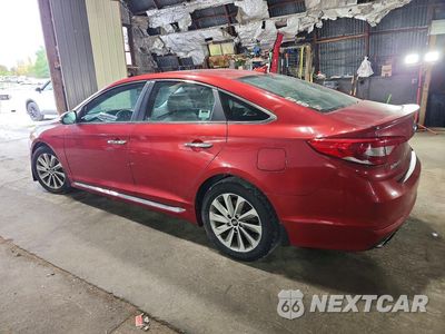 Drugie zdjęcie samochodu z przodu: 2017 HYUNDAI SONATA SPORT VIN:5NPE34AF6HH486349 - miniatura