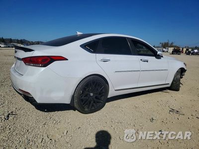 Trzecie zdjęcie samochodu z tyłu: 2017 GENESIS G80 3.8 VIN:KMHGN4JE3HU178406 - miniatura
