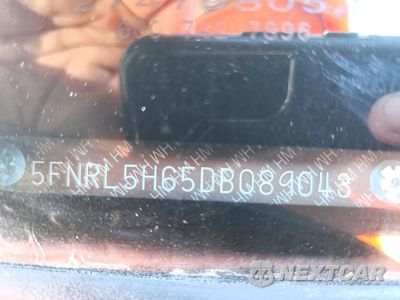 Zdjęcie 13 z 13 samochodu: 2013 HONDA ODYSSEY EXL VIN:5FNRL5H65DB089043 - miniatura