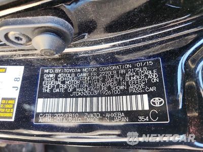 Zdjęcie 12 z 12 samochodu: 2015 TOYOTA PRIUS TWO VIN:JTDKN3DU3F1926100 - miniatura