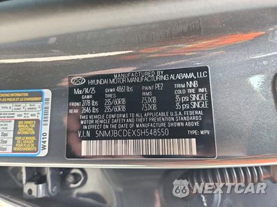 Zdjęcie 13 z 13 samochodu: 2025 HYUNDAI TUCSON SEL VIN:5NMJBCDEXSH548550 - miniatura