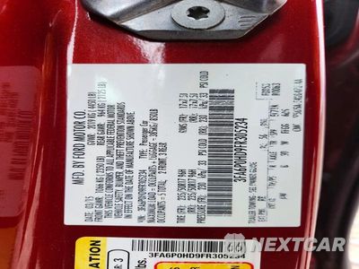 Zdjęcie 12 z 12 samochodu: 2015 FORD FUSION SE VIN:3FA6P0HD9FR305234 - miniatura