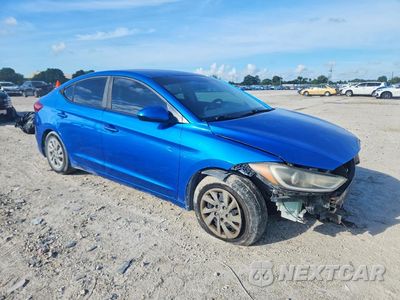 Czwarte zdjęcie samochodu z boku: 2017 HYUNDAI ELANTRA SE VIN:KMHD74LF3HU064019 - miniatura