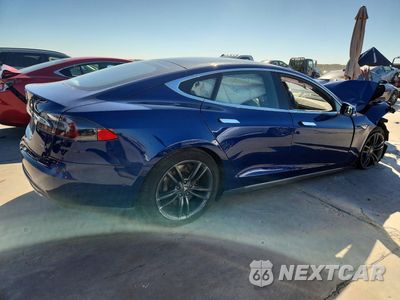 Trzecie zdjęcie samochodu z tyłu: 2015 TESLA MODEL S 70D VIN:5YJSA1S23FF094590 - miniatura