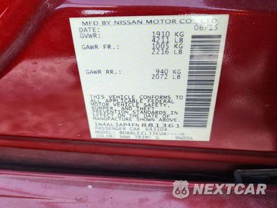 Zdjęcie 13 z 13 samochodu: 2015 NISSAN ALTIMA 2.5 S VIN:1N4AL3AP4FN881361 - miniatura