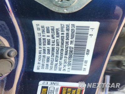 Zdjęcie 12 z 12 samochodu: 2010 HONDA CIVIC EX VIN:19XFA1F89AE046137 - miniatura