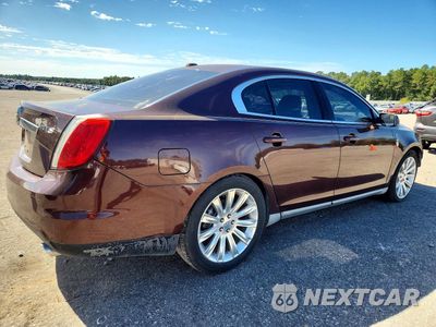 Trzecie zdjęcie samochodu z tyłu: 2010 LINCOLN MKS VIN:1LNHL9DR9AG611463 - miniatura