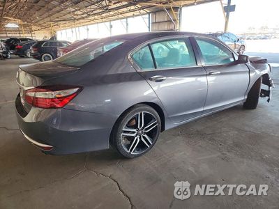 Trzecie zdjęcie samochodu z tyłu: 2016 HONDA ACCORD LX VIN:1HGCR2F33GA211635 - miniatura