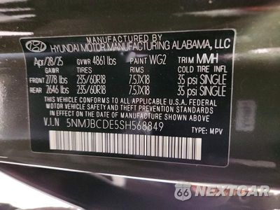 Zdjęcie 13 z 13 samochodu: 2025 HYUNDAI TUCSON SEL VIN:5NMJBCDE5SH568849 - miniatura